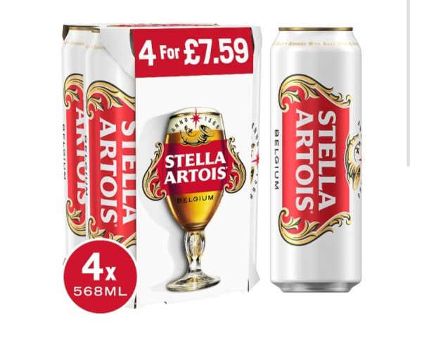 Stella Pint £7.59Pm 6X4X568ML