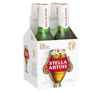 Stella 4Pk Bottle 1X6X4X330ML