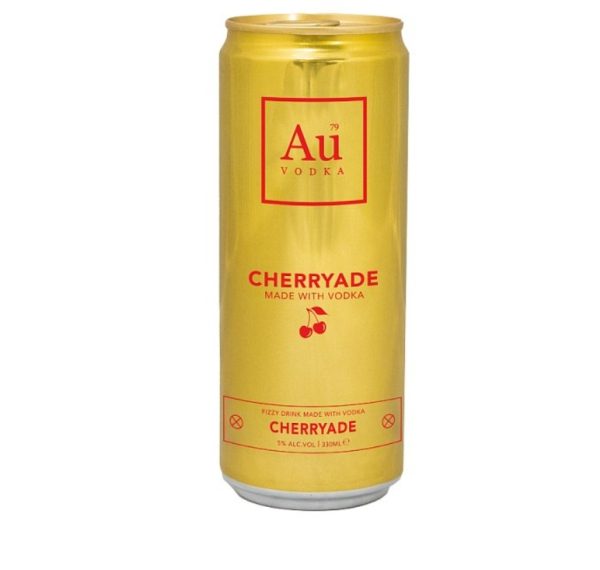 Au Vodka Cherry Can 12X330ML