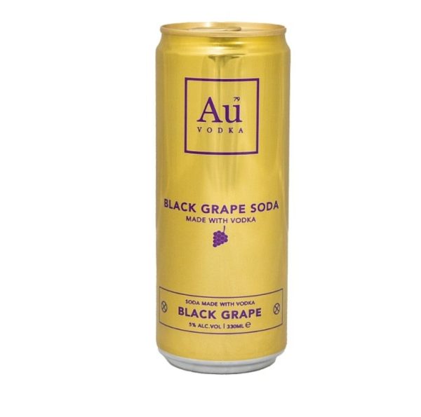 Au Vodka Black Grape Can 12X330ML