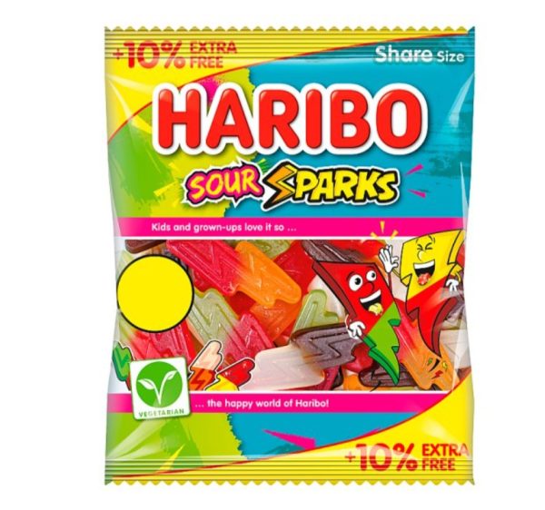 Haribo Soursparks £1.25 12X140GM