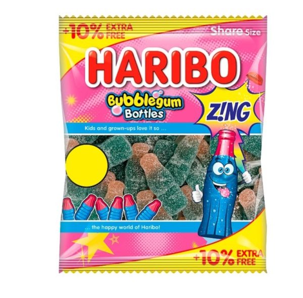 Haribo Bubble Gum Bottle Pm £1.25 12X154GM