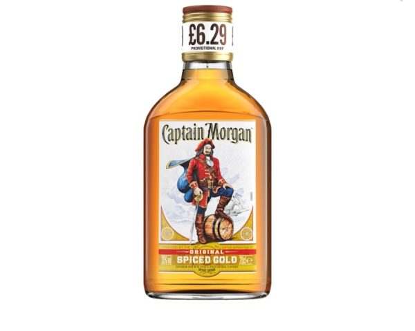 Captain Morgan Spiced Rum £6.29 6X20CL