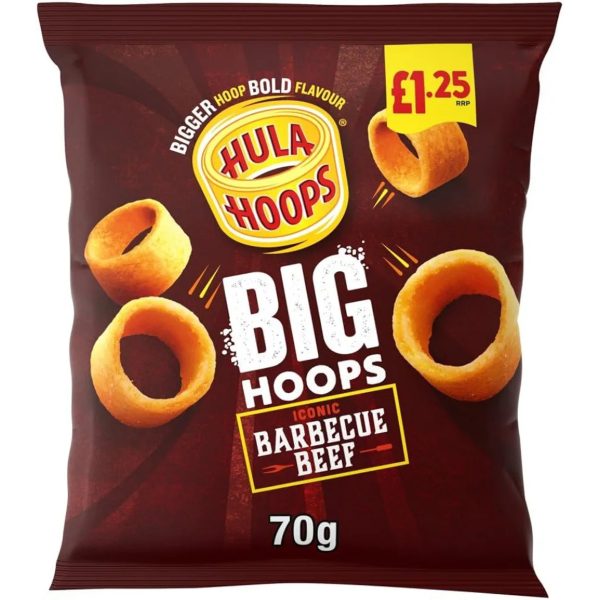 Kp B/Hoops Bbq Beef £1.25Pm 20X70GM