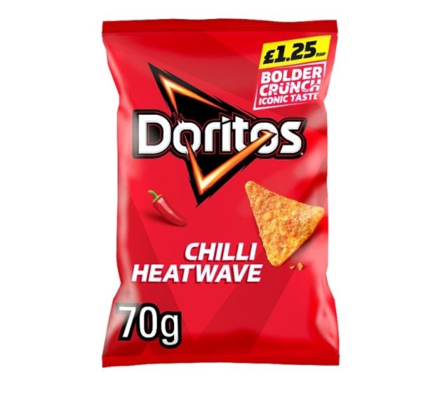 Doritos Chilli Heatwave Pm £1.25 18X70GM