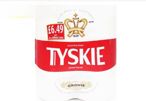 Tyskie £6.49Pm 6X4X500ML