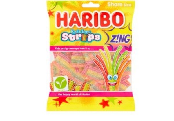 Haribo Rainbow Strip £1.25Pm 12X14OGM