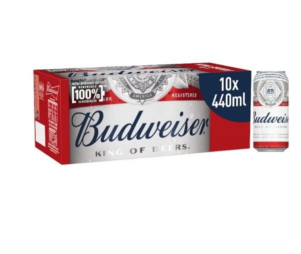 Budweiser 10 Pack 10X440ML