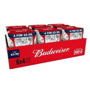 Budweiser £5.99Pm 6X4X440ML