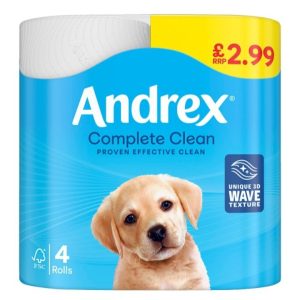 Andrex Classic Pm £2.99 6X4ROLL