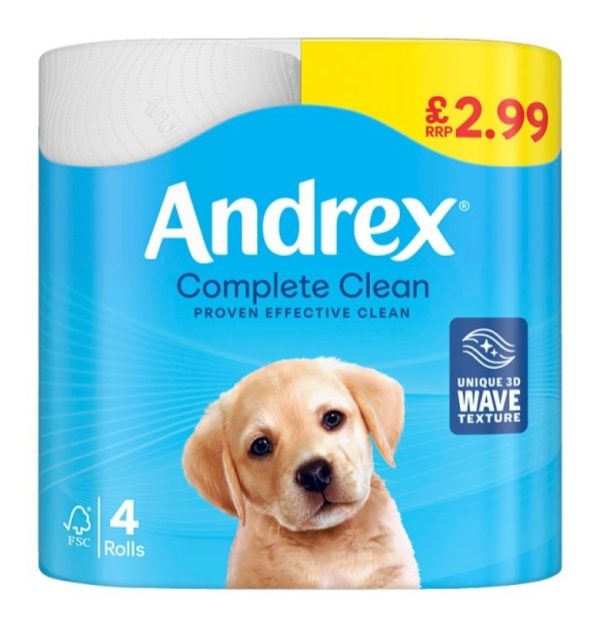 Andrex Classic Pm £2.99 6X4ROLL