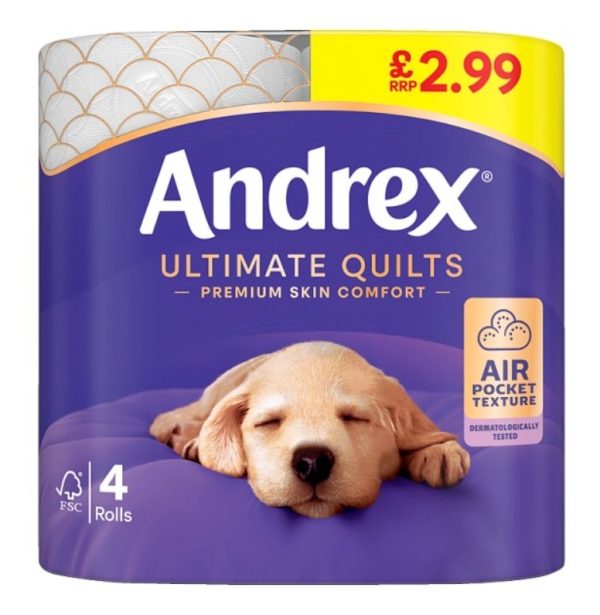Andrex Supreme Pm £2.99 6X4ROLL