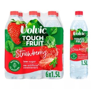 Volvic Tof Strawberry 6X1.5LTR