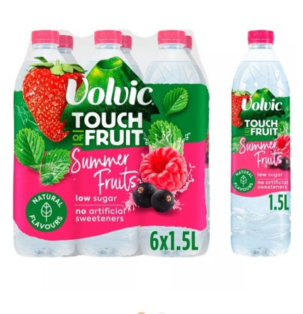 Volvic Tof Summer Fruits 6X1.5LTR