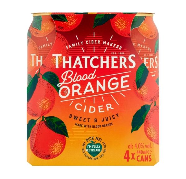 Thatchers Blood Orange Pm £6.79 6X4X440ML