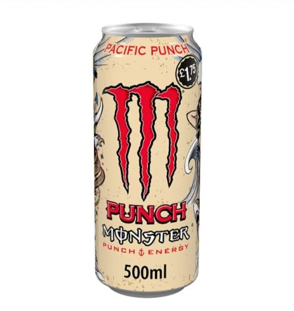 Monster Pacific Punch Pm £1.75 12X500ML