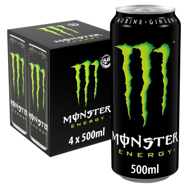 Monster Green Org Pm £5.49 6X4X500ML