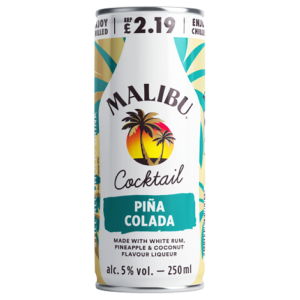 Malibu Pina Colada Pm £ 2.19 12X250ML