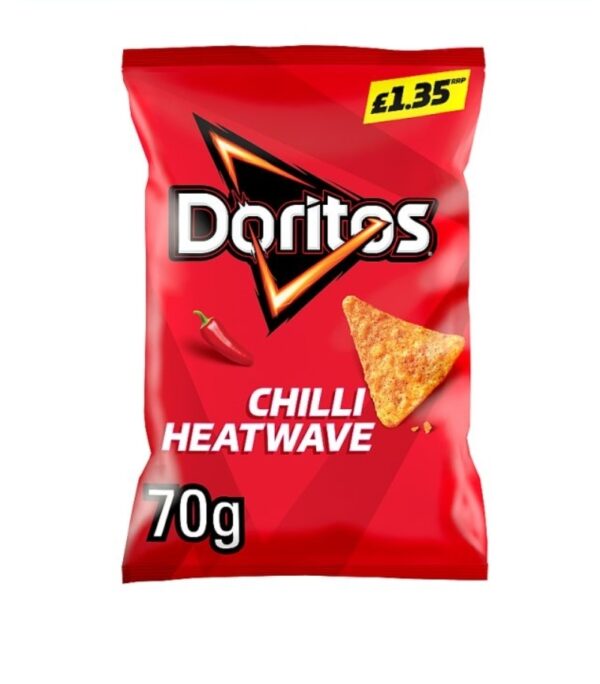 Doritos Chilli Heatwave £1.35 18X70GM