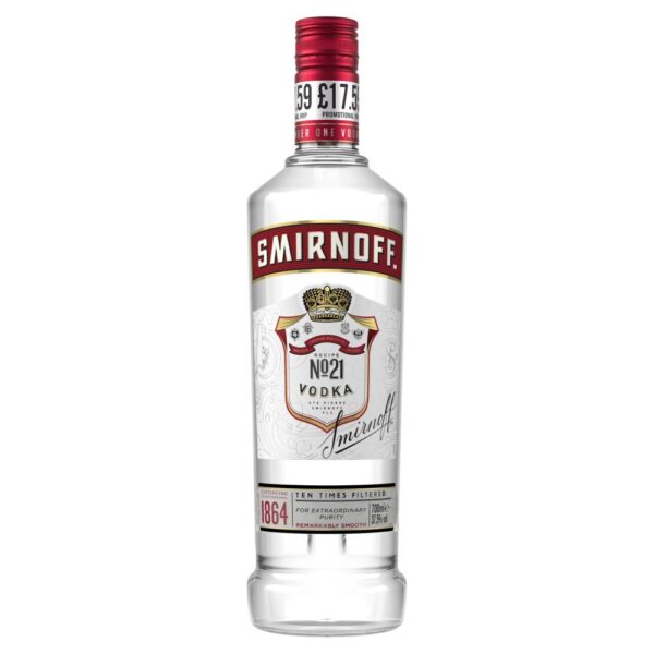 Smirnoff Pm £17.59 6X70CL