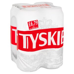 Tyskie Lager Pm £6.79 1X6X4X500ML
